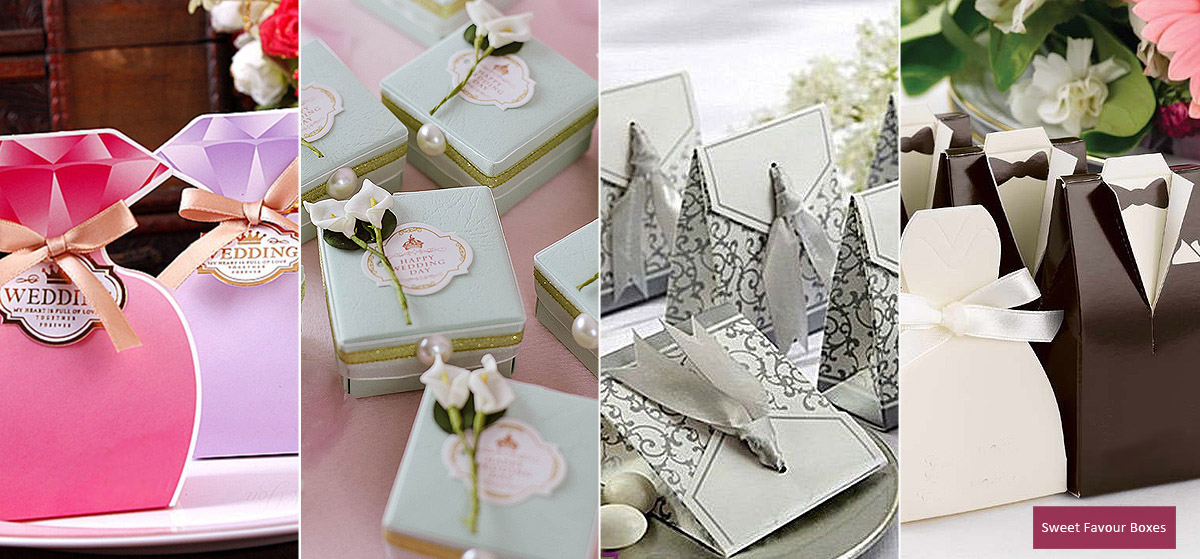Sweet Favour Boxes - Congratulations getting married